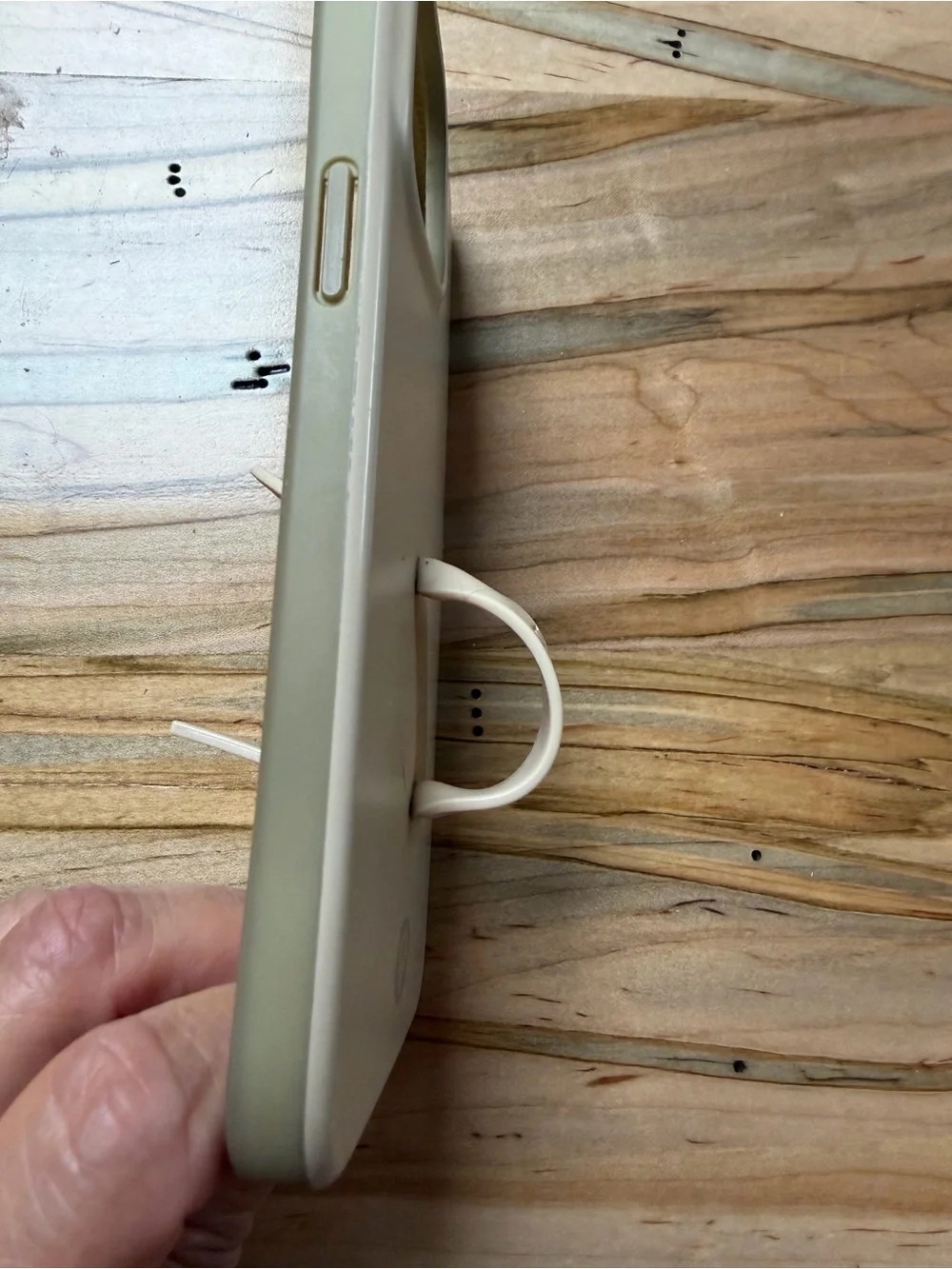 Loopy Beige Phone Case with Built-In Loop Stand 6.7” iPhone 13 Pro Max